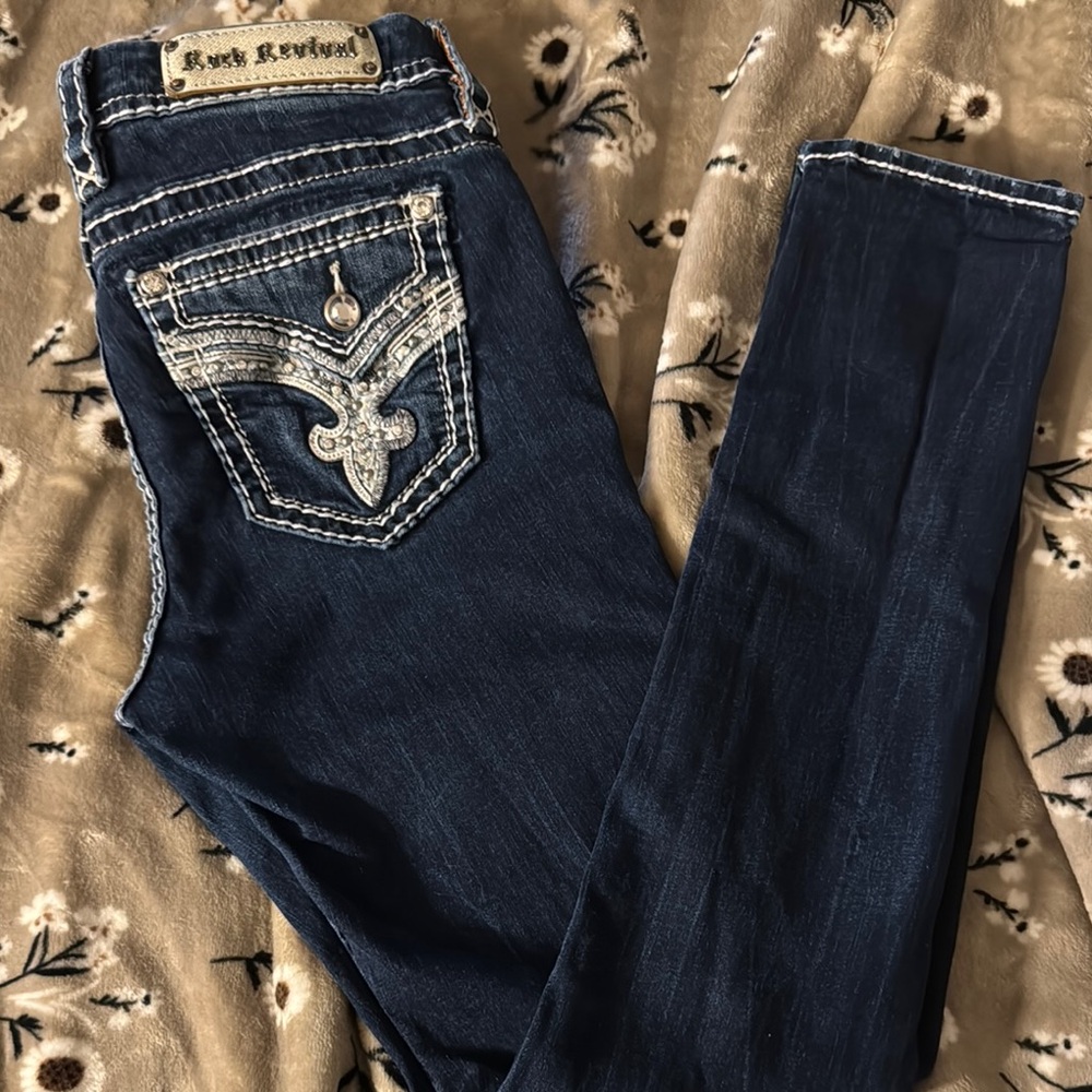 Rock Revival Women's Dark Blue Jeans
